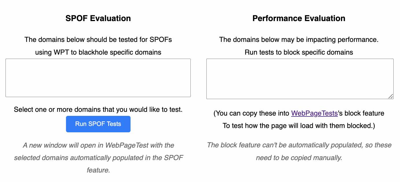 WebPageTest Example